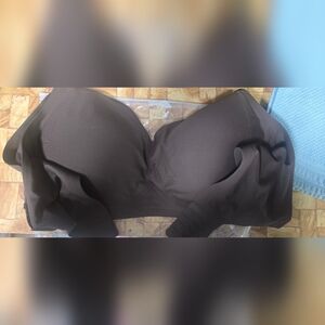 Seamless Dark Brown Jelly Bra